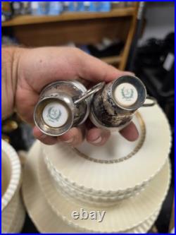 108 piece Lenox China Cretan Greek Key Gold Trim Porcelain 0316 Sterling