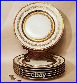 10 3/4 DINNER PLATE Raynaud Limoges Imperial China gold vtg french porcelain