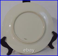 10 Czechoslovakian Porcelain Gold Band Encrusted Dinner Plates 10 Czechoslovakian Porcelain Gold Band Encrusted Dinner Plates