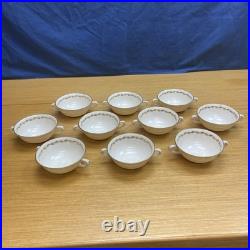 10 Vintage Lenox Golden Wreath Cream Soup Bowls 10 Vintage Lenox Golden Wreath Cream Soup Bowls