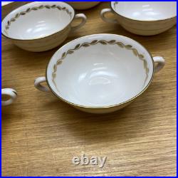 10 Vintage Lenox Golden Wreath Cream Soup Bowls 10 Vintage Lenox Golden Wreath Cream Soup Bowls