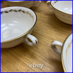 10 Vintage Lenox Golden Wreath Cream Soup Bowls 10 Vintage Lenox Golden Wreath Cream Soup Bowls