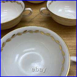 10 Vintage Lenox Golden Wreath Cream Soup Bowls 10 Vintage Lenox Golden Wreath Cream Soup Bowls