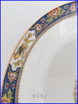 10 Vintage Limoges France Bowls with Birds & Gold Trim D 7.25 Gorgeous