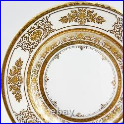 11 Minton England Gilt Porcelain Bread Plates in Argyle H4695