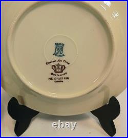 11 Schumann Bavaria Cotswold 6 Bread Butter Plates Dresdner Art Antique Germany