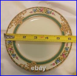 11 Schumann Bavaria Cotswold 6 Bread Butter Plates Dresdner Art Antique Germany