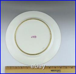 12 Antique 1920s Royal Doulton Porcelain Fine China Gold Gilded Dinner Plates