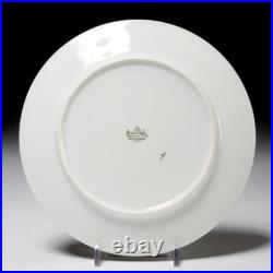 (12) Rosenthal Continental Duchess Gold Encrusted Shell Fan Rim Salad Plates