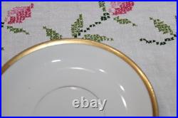 12 Vintage The Baronial Bavaria China Bouillon Soup Cups withSaucers withGold Trim