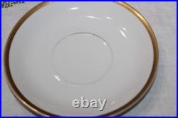 12 Vintage The Baronial Bavaria China Bouillon Soup Cups withSaucers withGold Trim