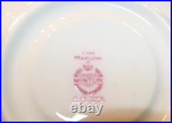 13 Vintage Minton Marlow S309 Porcelain China Floral Gold Dinner Plates