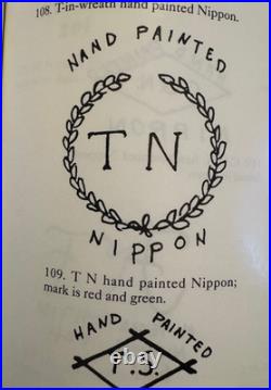 1921 Nippon Porcelain HandPaint Egyptian Revival 1 Lg & 4 Sm Bowls Camel Pyramid