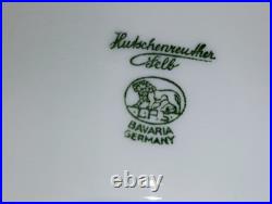 19pc. Antiq. Bavaria Germany Bone China by Kutschenreither Gelb in Pristine Cond