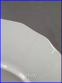 19th Century British Gold Grapes & Cobalt Bone China Coffee Cup & Saucer