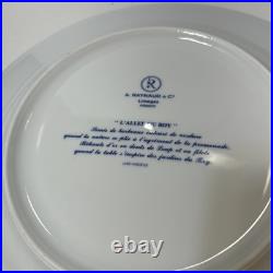 1 A. Raynaud&Co Limoge L'Allee Du Roy Large Dinner Plate 10,3/49 availebole
