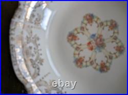 22k Gold Ivory Porcelain Set by Sebring China Made In USA Large Lot