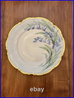 24 Hand Painted China Plate Osborne Sylvia Bavaria 22K Gold