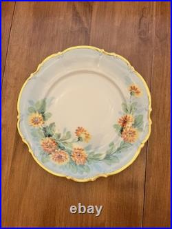 24 Hand Painted China Plate Osborne Sylvia Bavaria 22K Gold