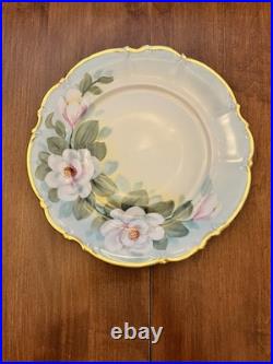 24 Hand Painted China Plate Osborne Sylvia Bavaria 22K Gold