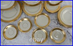 28 Lenox Westchester Gold Encrusted 7 Piece Set Service for 4