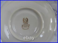 28 Lenox Westchester Gold Encrusted 7 Piece Set Service for 4