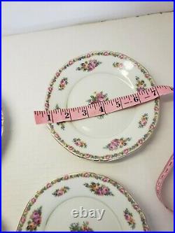 30 Victoria China Czechoslovakia Floral and Gold China Plates
