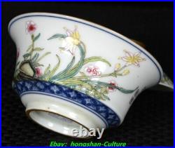 3.9 Yongzheng Enamel Colour Porcelain Gold Flower Insect Teacup Cup Mug Pair 3.9 Yongzheng Enamel Colour Porcelain Gold Flower Insect Teacup Cup Mug Pair