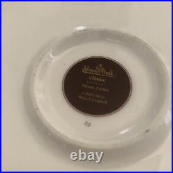 3 ROSENTHAL Nina Campbell Chelsea Pearl China Plates EUC Gold Green Cherubs