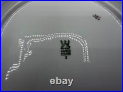 41 Pc Wawel Poland White Gold Trim Porcelain China Dinnerware Set for 8