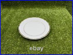 41 Pc Wawel Poland White Gold Trim Porcelain China Dinnerware Set for 8