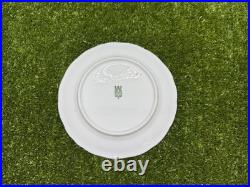41 Pc Wawel Poland White Gold Trim Porcelain China Dinnerware Set for 8