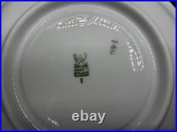 41 Pc Wawel Poland White Gold Trim Porcelain China Dinnerware Set for 8