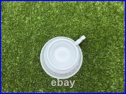 41 Pc Wawel Poland White Gold Trim Porcelain China Dinnerware Set for 8