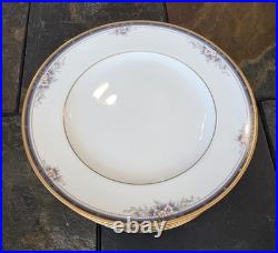 42 Piece Noritake Ontario 3763 Fine China 2 Bowls 8 Place Settings 24 K Gold Rim
