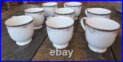 42 Piece Noritake Ontario 3763 Fine China 2 Bowls 8 Place Settings 24 K Gold Rim
