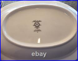 42 Piece Noritake Ontario 3763 Fine China 2 Bowls 8 Place Settings 24 K Gold Rim