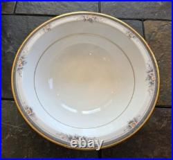 42 Piece Noritake Ontario 3763 Fine China 2 Bowls 8 Place Settings 24 K Gold Rim