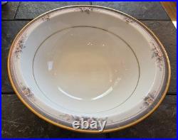 42 Piece Noritake Ontario 3763 Fine China 2 Bowls 8 Place Settings 24 K Gold Rim