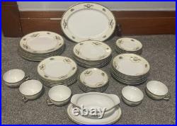 43 Piece Noritake China'20s Set Romance 76835 Japan Gold Trim Plates good gold