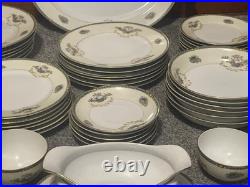 43 Piece Noritake China'20s Set Romance 76835 Japan Gold Trim Plates good gold