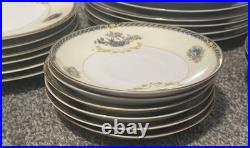 43 Piece Noritake China'20s Set Romance 76835 Japan Gold Trim Plates good gold