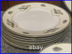 43 Piece Noritake China'20s Set Romance 76835 Japan Gold Trim Plates good gold