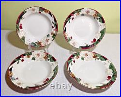 46-Pc Tienshan Magnolia Fine China-5 Pc Service for 8 + 6 Pc Service-Pristine