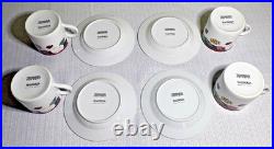 46-Pc Tienshan Magnolia Fine China-5 Pc Service for 8 + 6 Pc Service-Pristine