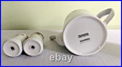 46-Pc Tienshan Magnolia Fine China-5 Pc Service for 8 + 6 Pc Service-Pristine