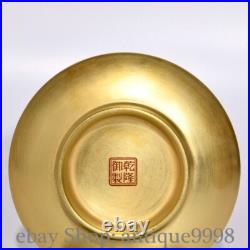 4.1'' Qing Qianlong Blue White Porcelain Gold Gilt Blessing Bowl Bowls Set 4.1'' Qing Qianlong Blue White Porcelain Gold Gilt Blessing Bowl Bowls Set