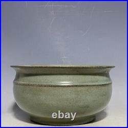 4.1old China Porcelain Song Guan Kiln Ru Porcelain Golden Bowl