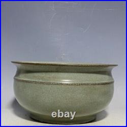 4.1old China Porcelain Song Guan Kiln Ru Porcelain Golden Bowl