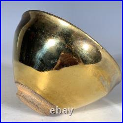 4.9 China Old Antiquated Porcelain Song Dynasty Jian Kiln Gold Tea Cup Bowl